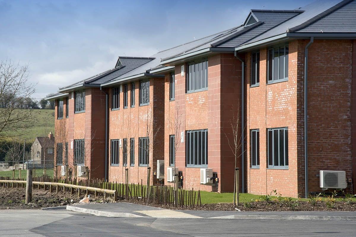 commercial mortgage on a row of commercial units.